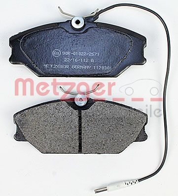 METZGER 1170301 Bremsbelagsatz, Scheibenbremse